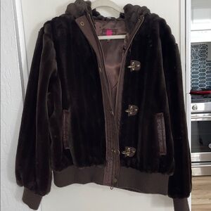 Gallery Brown Faux Fur Fabric Suede type trim | XL